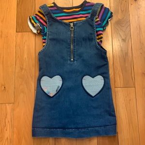 Adorable overall jumper set size 5
